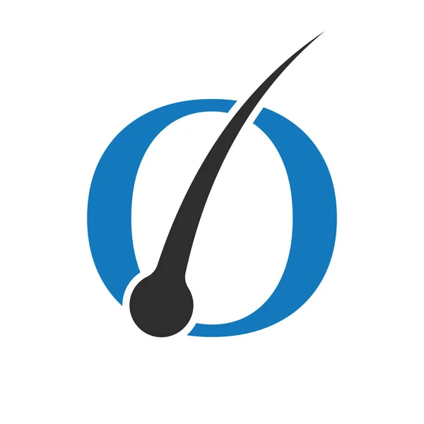 Логотип Обработки Волос Шаблоне Letter Vector Дизайн Логотипа Дерматологии Лечение — стоковый вектор