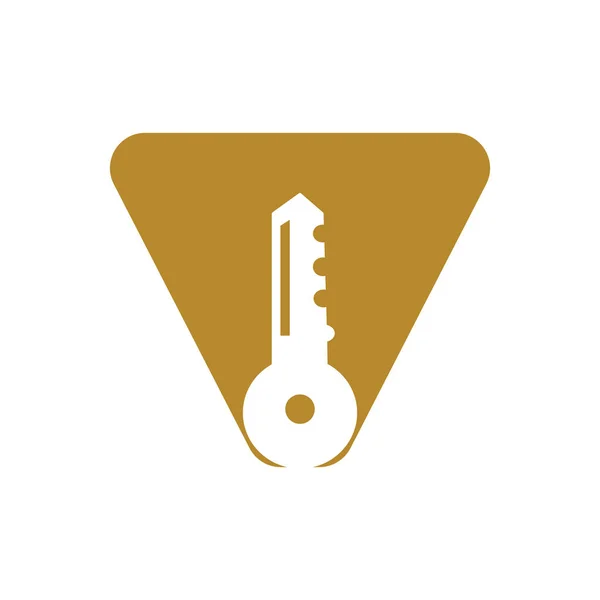 Γράμμα Βασικό Λογότυπο Συνδυάστε Κλειδί Θυρίδων Σπιτιών Για Την Ακίνητη — Διανυσματικό Αρχείο