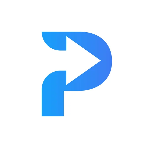 Γράμμα Financial Logo Την Ανάπτυξη Arrow Design Λογιστικό Στοιχείο Πρότυπο — Διανυσματικό Αρχείο