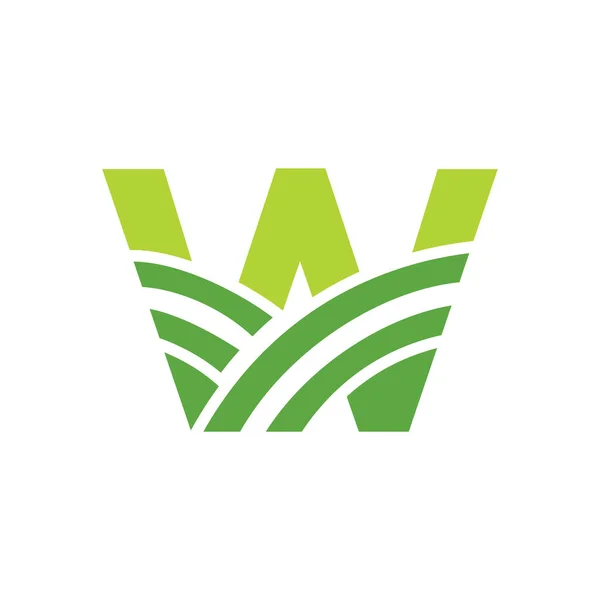 Letter Agriculture Logo Agro Farm Logo Based Alphabet Bakery Bread — Vettoriale Stock