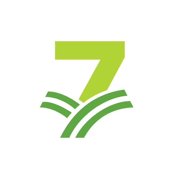 Letter Agriculture Logo Agro Farm Logo Based Alphabet Bakery Bread — Stock Vector