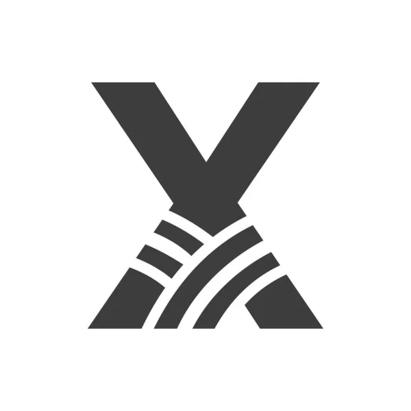 Agriculture Logo Letter Concept Farm Logo Based Alphabet Bakery Bread — Stockový vektor