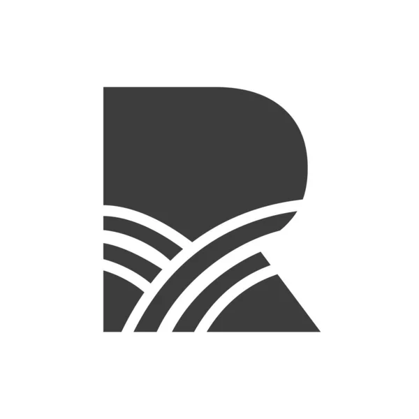Agriculture Logo Letter Concept Farm Logo Based Alphabet Bakery Bread — Stockvektor
