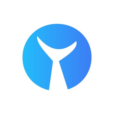 Letter O Whale Tail Logo Vector Template. Whale Tail Concept On Sea Water Element