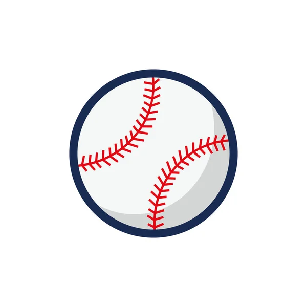 Baseball Icon Concept Moving Baseball Icon Vector Template — Archivo Imágenes Vectoriales