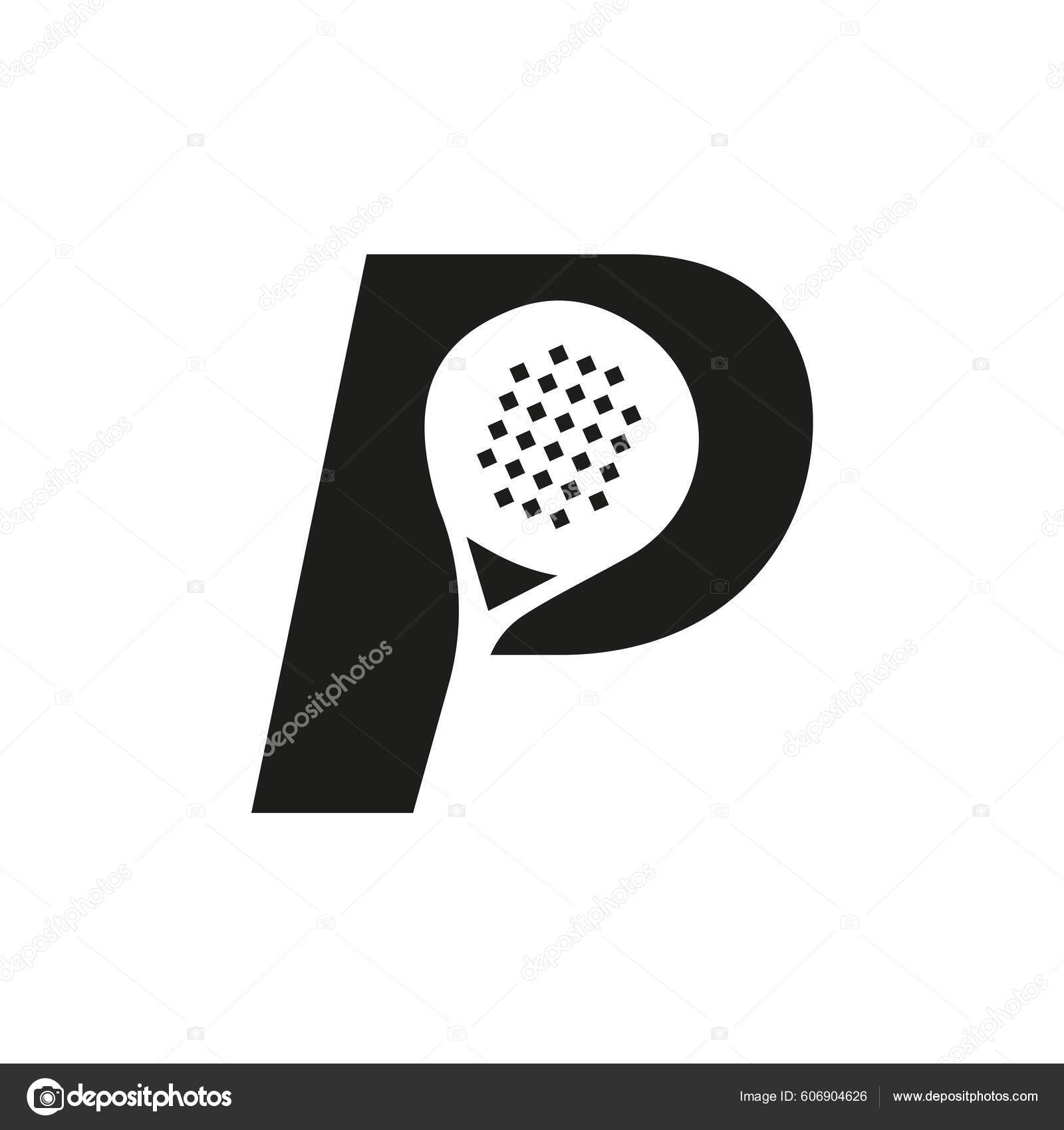 Image vectorielle Letter Padel Racket Logo Design Vector Template Beach  Table Tennis par ©pixbold - 606904626