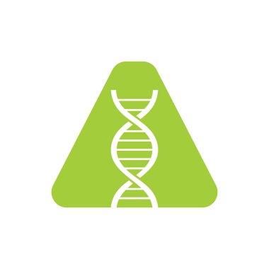Biyoteknoloji, Sağlık ve Tıbbi Kimlik Vektör Şablonu için DNA Logosu İlk Harfi