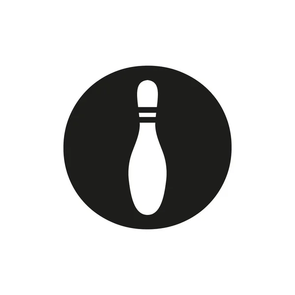 Λογότυπο Του Μπόουλινγκ Μπόουλινγκ Μπάλα Σύμβολο Διάνυσμα Πρότυπο — Διανυσματικό Αρχείο