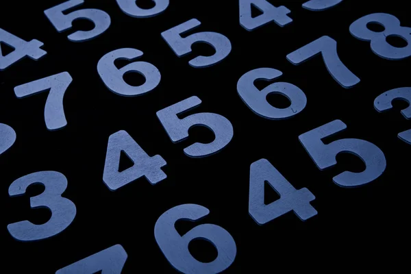 Rakamların Geçmişi Sıfırdan Dokuza Kadar Mali Veri Kavramı Matematik Sayılarla — Stok fotoğraf