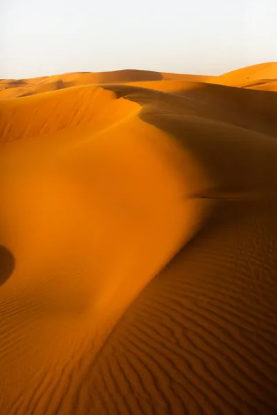 Vackra Sanddyner Saharaöknen Marocko Landskap Afrika Öknen — Stockfoto