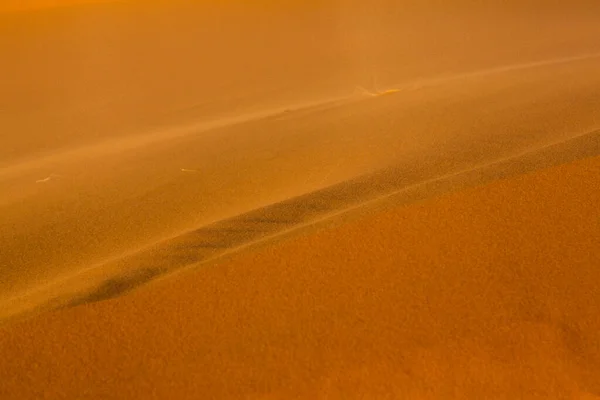 Belas Dunas Areia Deserto Saara Marrocos Paisagem África Deserto — Fotografia de Stock