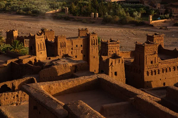 Kasbah Ait Ben Haddou Marruecos Fortres Casas Barro Tradicionales Del —  Fotos de Stock