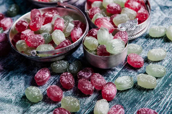 Colorful Candies Jelly Sugar Sweets Background — Stock Photo, Image