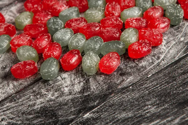 Kolorowe Cukierki Galaretką Cukrem Słodycze Jako Tło — Zdjęcie stockowe