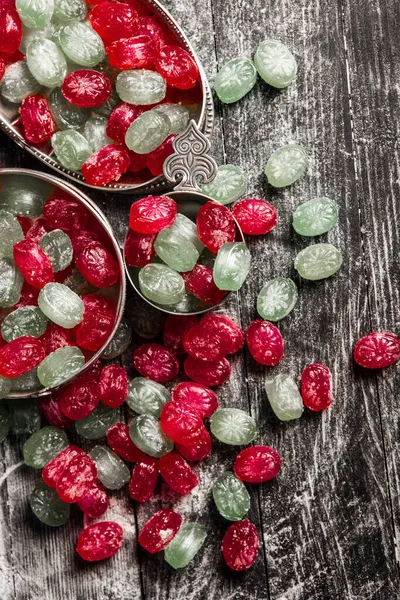 Caramelle Colorate Con Gelatina Zucchero Dolci Come Sfondo — Foto Stock