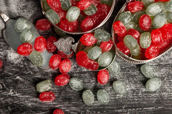 Caramelle Colorate Con Gelatina Zucchero Dolci Come Sfondo — Foto Stock