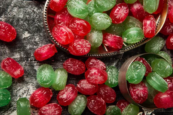 Caramelle Colorate Con Gelatina Zucchero Dolci Come Sfondo — Foto Stock