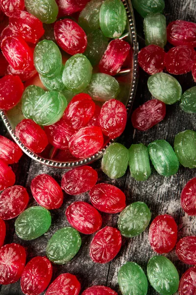 Caramelle Colorate Con Gelatina Zucchero Dolci Come Sfondo — Foto Stock