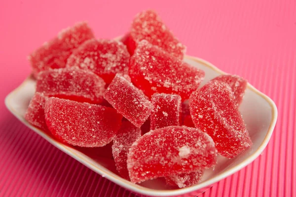 Colored Many Marmalade Sweets Jelly Candies — Stock Photo, Image