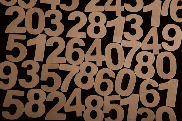 숫자의 데이터 수학적 숫자가 매끄럽지 사업의 — 스톡 사진