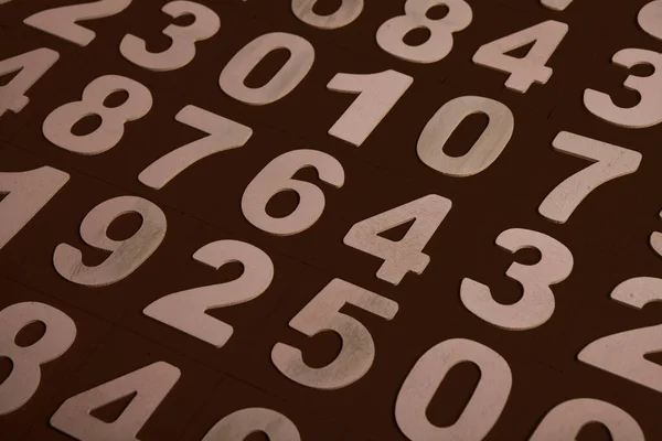 Hintergrund Der Zahlen Von Null Auf Neun Zahlentextur Finanzdaten Konzept — Stockfoto