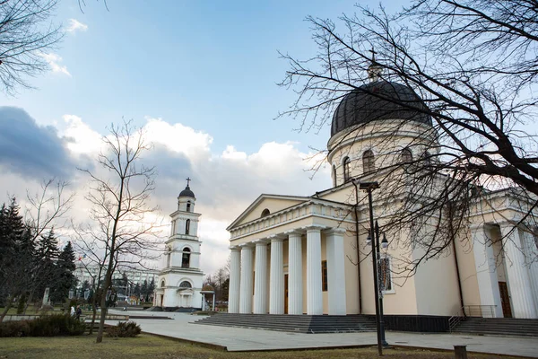 Architektura Ulice Kiszyniów Aleja Szczepana Wielkiego Kiszyniowie Mołdawia — Zdjęcie stockowe