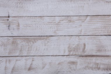 Düğümlü ve tırnak delikli klasik beyaz ahşap arka plan dokusu. Eski boyalı ahşap duvar.