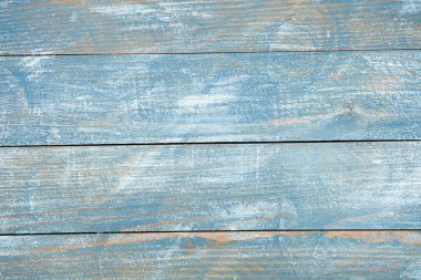 Düğümlü ve tırnak delikli klasik mavi ahşap arka plan dokusu. Eski boyalı ahşap duvar. Mavi soyut arkaplan.