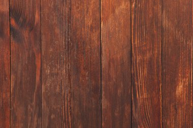 Klasik kahverengi ahşap arka plan dokusu. Eski boyalı ahşap duvar