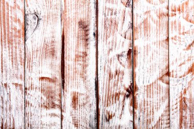 Düz tahta tasarım ve metin için bir arkaplan olarak ahşabı boyadı