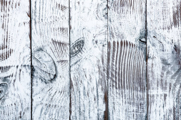 Straight board painted wood as a background for design and text