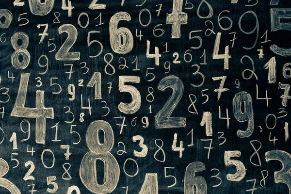 Sfondo Numeri Zero Nove Numeri Consistenza Concetto Dati Finanziari Matematica — Foto Stock