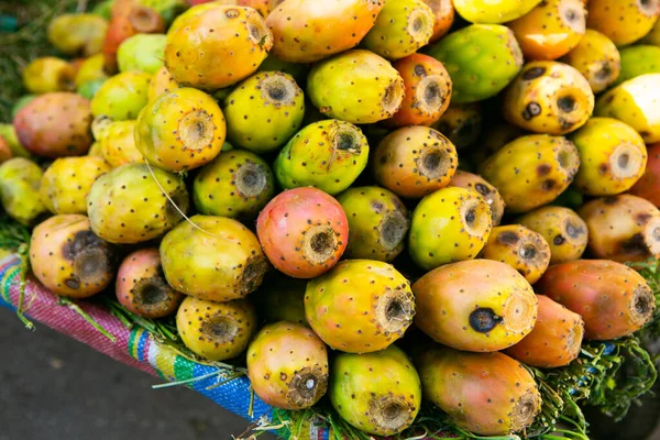 Фрукты Овощи Местном Рынке Лиме Перу Рынок Овощей Продаваемых Местными — стоковое фото