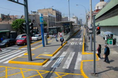 Peru 'nun başkenti Lima' daki güzel koloni binaları ve sokakları..