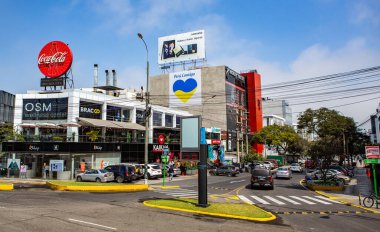 Peru 'nun başkenti Lima' daki güzel koloni binaları ve sokakları..