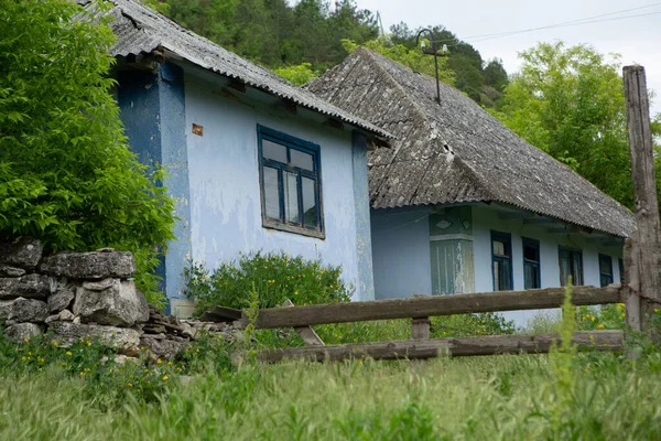 Село Строєсті Мальовниче Сільське Місто Республіки Молдова Розташоване Березі Річки — стокове фото