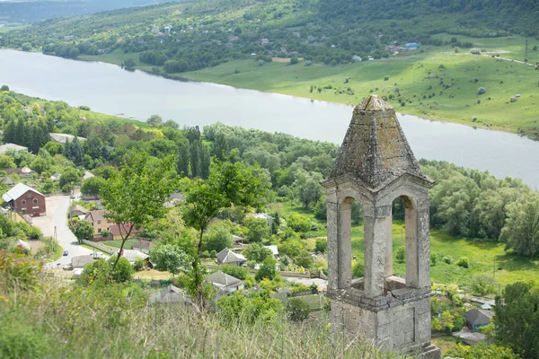 Stroiesti Köyü Moldova Cumhuriyeti Nin Dinyester Nehri Kıyısında Yer Alan — Stok fotoğraf