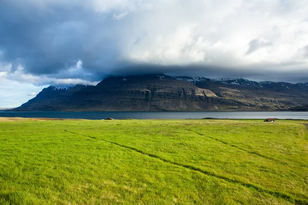 Sehr Schöne Landschaft Island Sommer Unschuldige Natur Auf Einer Vulkaninsel — Stockfoto