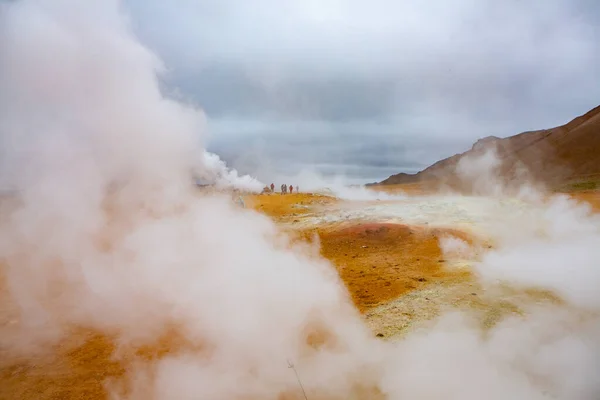 Malowniczy Krajobraz Zieloną Przyrodą Islandii Latem Obraz Bardzo Cichej Niewinnej — Zdjęcie stockowe
