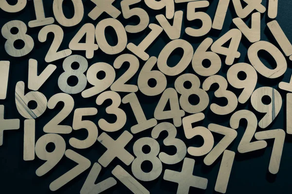 Background Texture Numbers Finance Data Concept Mathematic Seamless Pattern Numbers — Stockfoto