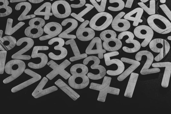 Background Texture Numbers Finance Data Concept Mathematic Seamless Pattern Numbers — Foto Stock