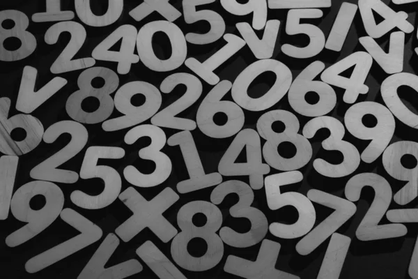 Background or texture of numbers. Finance data concept. Mathematic. Seamless pattern with numbers. Finance concept.