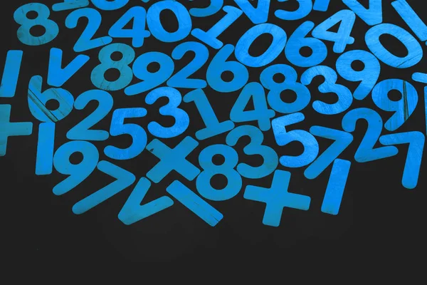 Background Texture Numbers Finance Data Concept Mathematic Seamless Pattern Numbers — Foto de Stock