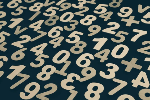Background Texture Numbers Finance Data Concept Mathematic Seamless Pattern Numbers — Stock fotografie