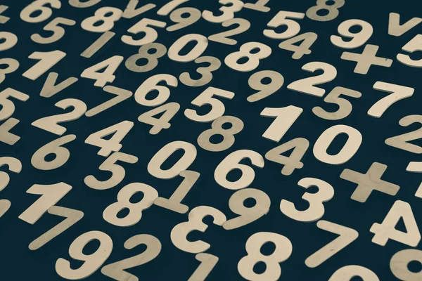 Background Texture Numbers Finance Data Concept Mathematic Seamless Pattern Numbers — Foto de Stock