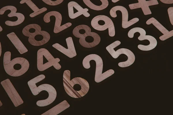 Background Texture Numbers Finance Data Concept Mathematic Seamless Pattern Numbers — Foto Stock