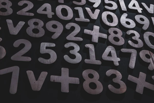 Background or texture of numbers. Finance data concept. Mathematic. Seamless pattern with numbers. Finance concept.