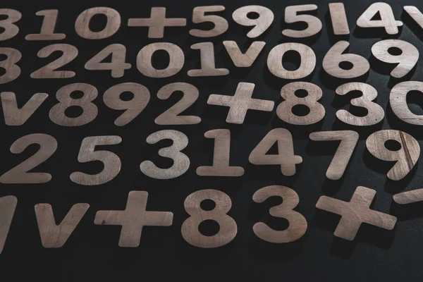 Background Texture Numbers Finance Data Concept Mathematic Seamless Pattern Numbers — Stockfoto