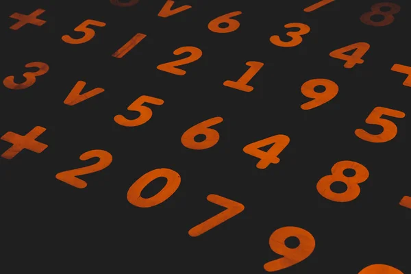 Background Texture Numbers Finance Data Concept Mathematic Seamless Pattern Numbers — Stockfoto