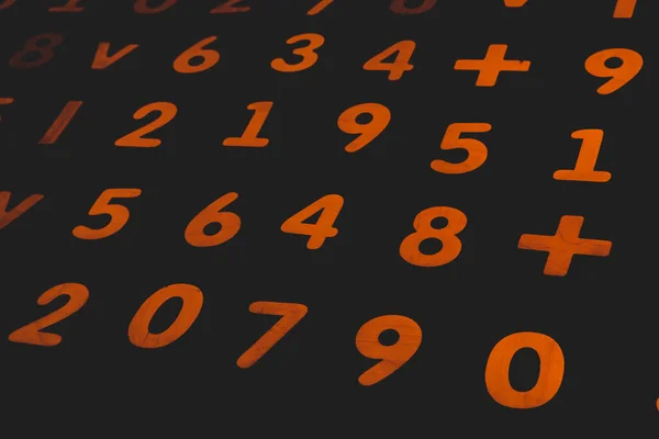 Background Texture Numbers Finance Data Concept Mathematic Seamless Pattern Numbers — ストック写真